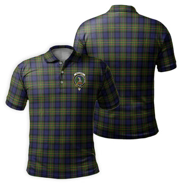 MacLaren Modern Tartan Men's Polo Shirt with Family Crest