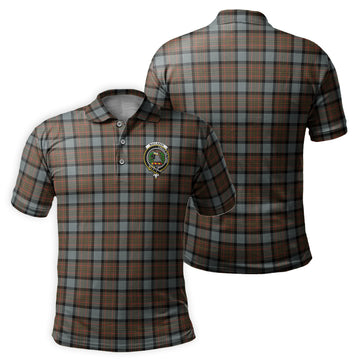MacLaren Weathered Tartan Men's Polo Shirt with Family Crest