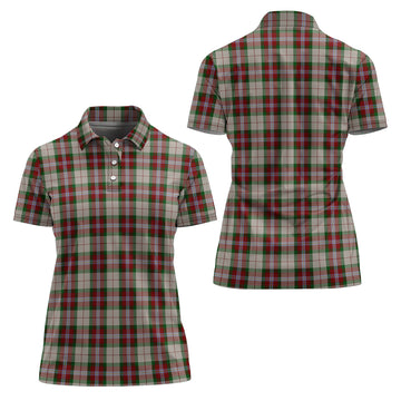MacLean Dress Tartan Polo Shirt For Women