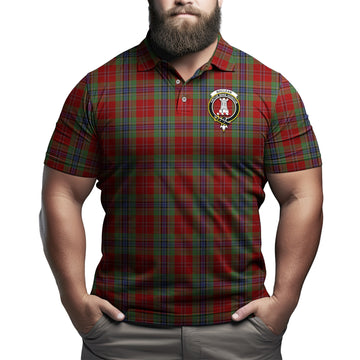 MacLean of Duart Tartan Men's Polo Shirt with Family Crest