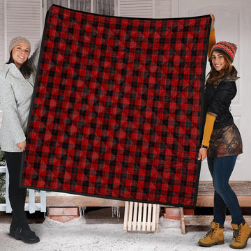 MacLeod Black and Red Tartan Quilt