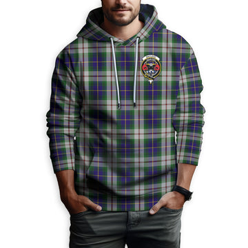 MacLeod Of Californian Tartan Hoodie with Family Crest