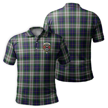 MacLeod Of Californian Tartan Men's Polo Shirt with Family Crest