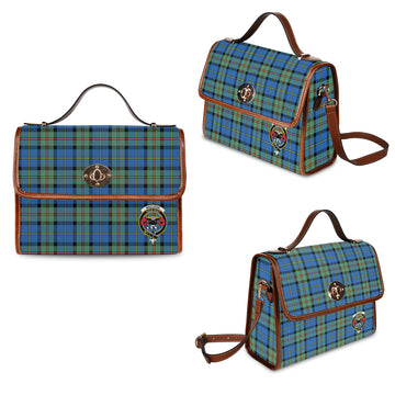 MacLeod of Harris Ancient Tartan Waterproof Canvas Bag with Family Crest