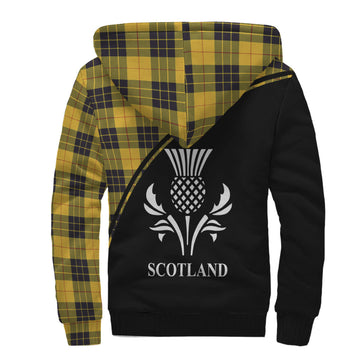 MacLeod of Lewis Ancient Tartan Sherpa Hoodie with Family Crest Curve Style