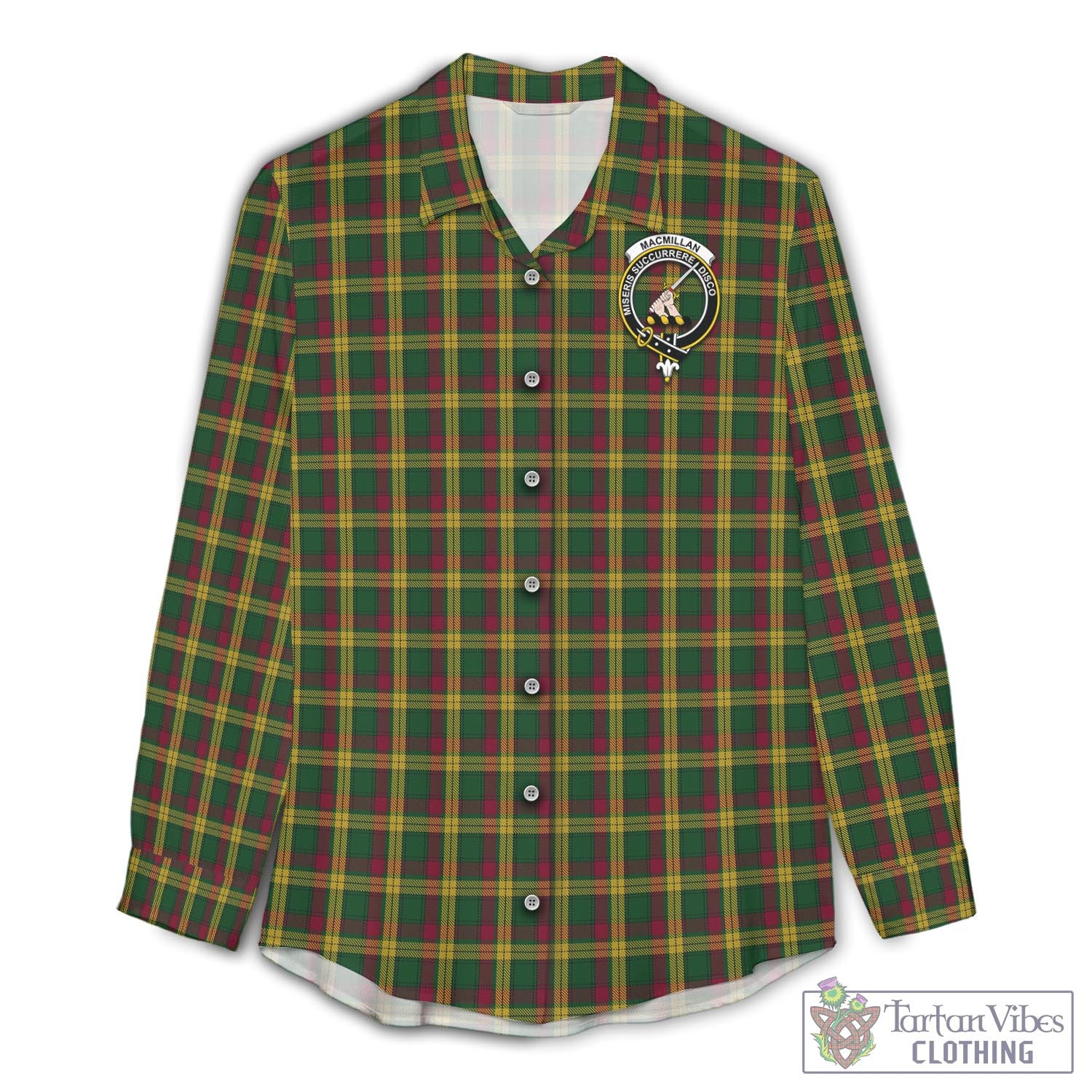 Logan Ancient Tartan Crest Long Sleeve Button Shirt main image 0