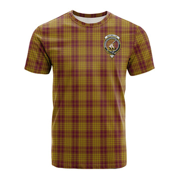 MacMillan Dress Tartan T-Shirt with Family Crest