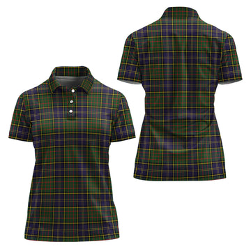MacMillan Hunting Modern Tartan Polo Shirt For Women