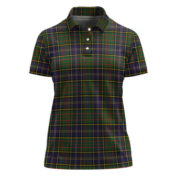 MacMillan Hunting Modern Tartan Polo Shirt For Women
