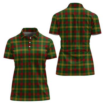 MacMillan Society of Glasgow Tartan Polo Shirt For Women