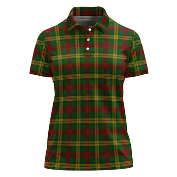 MacMillan Society of Glasgow Tartan Polo Shirt For Women