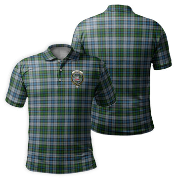 MacNeil Dress Tartan Men's Polo Shirt with Family Crest