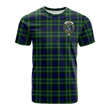 MacNeil of Colonsay Modern Tartan T-Shirt with Family Crest