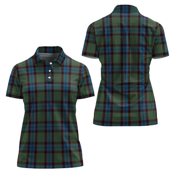 MacNicol Hunting Tartan Polo Shirt For Women