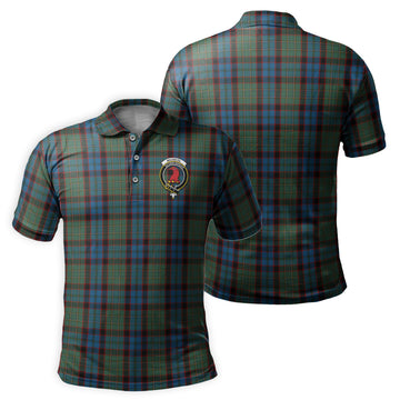 MacNicol Hunting Tartan Men's Polo Shirt with Family Crest