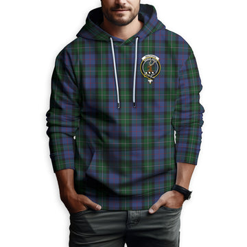 MacPhail Hunting Tartan Hoodie with Family Crest