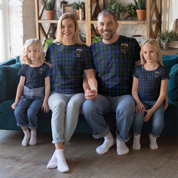 MacPhail Hunting Tartan T-Shirt with Family Crest