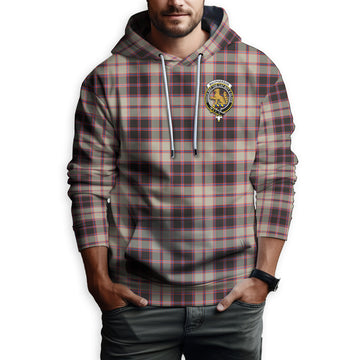 MacPherson Hunting Ancient Tartan Hoodie with Family Crest