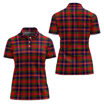 MacPherson Modern Tartan Polo Shirt For Women