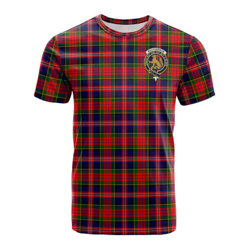 MacPherson Modern Tartan T-Shirt with Family Crest