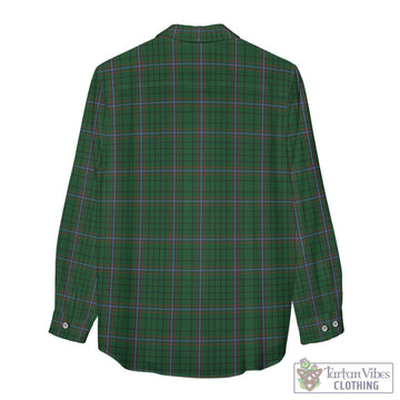 MacRae Tartan Womens Casual Shirt with Family Crest