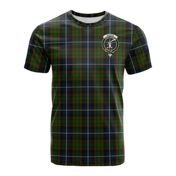 MacRae Hunting Tartan T-Shirt with Family Crest