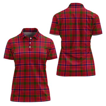 MacRae Modern Tartan Polo Shirt For Women