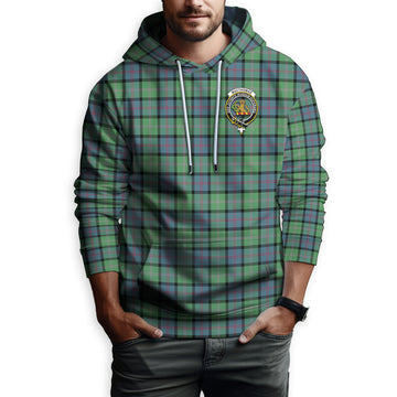 MacThomas Ancient Tartan Hoodie with Family Crest