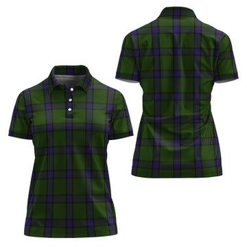 MacWilliam Hunting Tartan Polo Shirt For Women