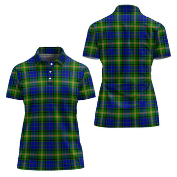 Maitland Tartan Polo Shirt For Women