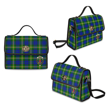 Maitland Tartan Waterproof Canvas Bag with Family Crest