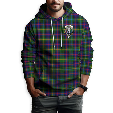 Malcolm Tartan Hoodie with Family Crest