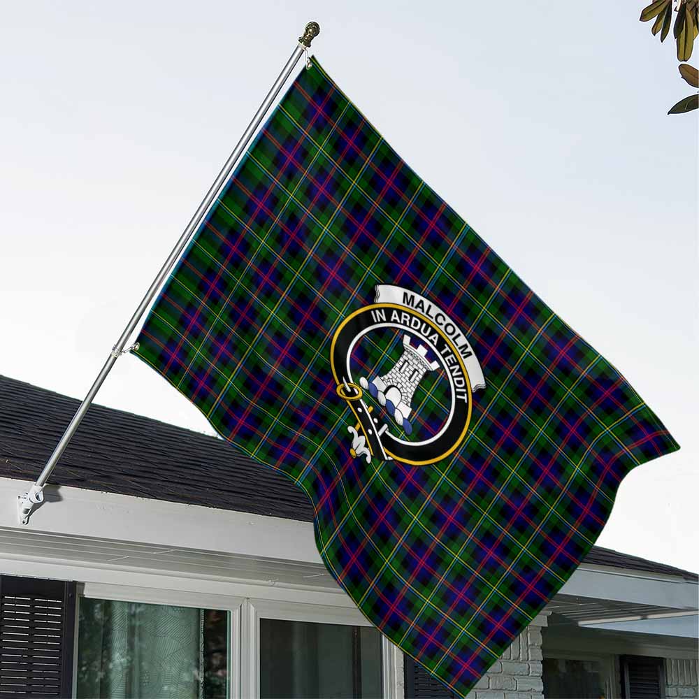 Belshes Tartan Crest House Flag