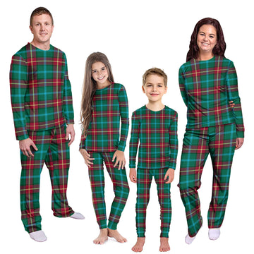 Manitoba Province Canada Tartan Pajamas Family Set