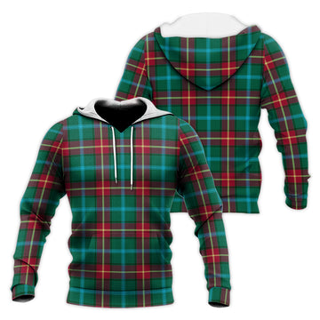 Manitoba Province Canada Tartan Knitted Hoodie