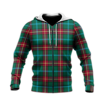 Manitoba Province Canada Tartan Knitted Hoodie
