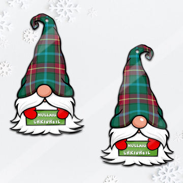 Manitoba Province Canada Gnome Christmas Ornament with His Tartan Christmas Hat