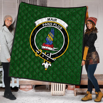 Mar Tribe Tartan Quilt with Family Crest