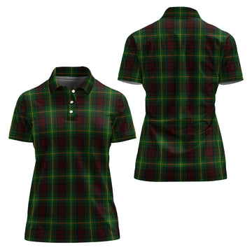 Martin Tartan Polo Shirt For Women