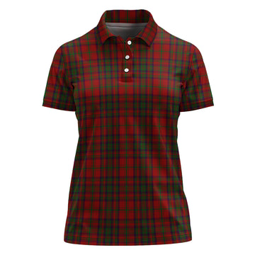 Matheson Dress Tartan Polo Shirt For Women