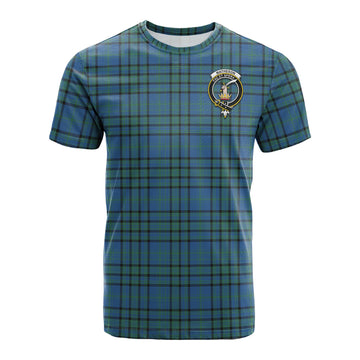 Matheson Hunting Ancient Tartan T-Shirt with Family Crest