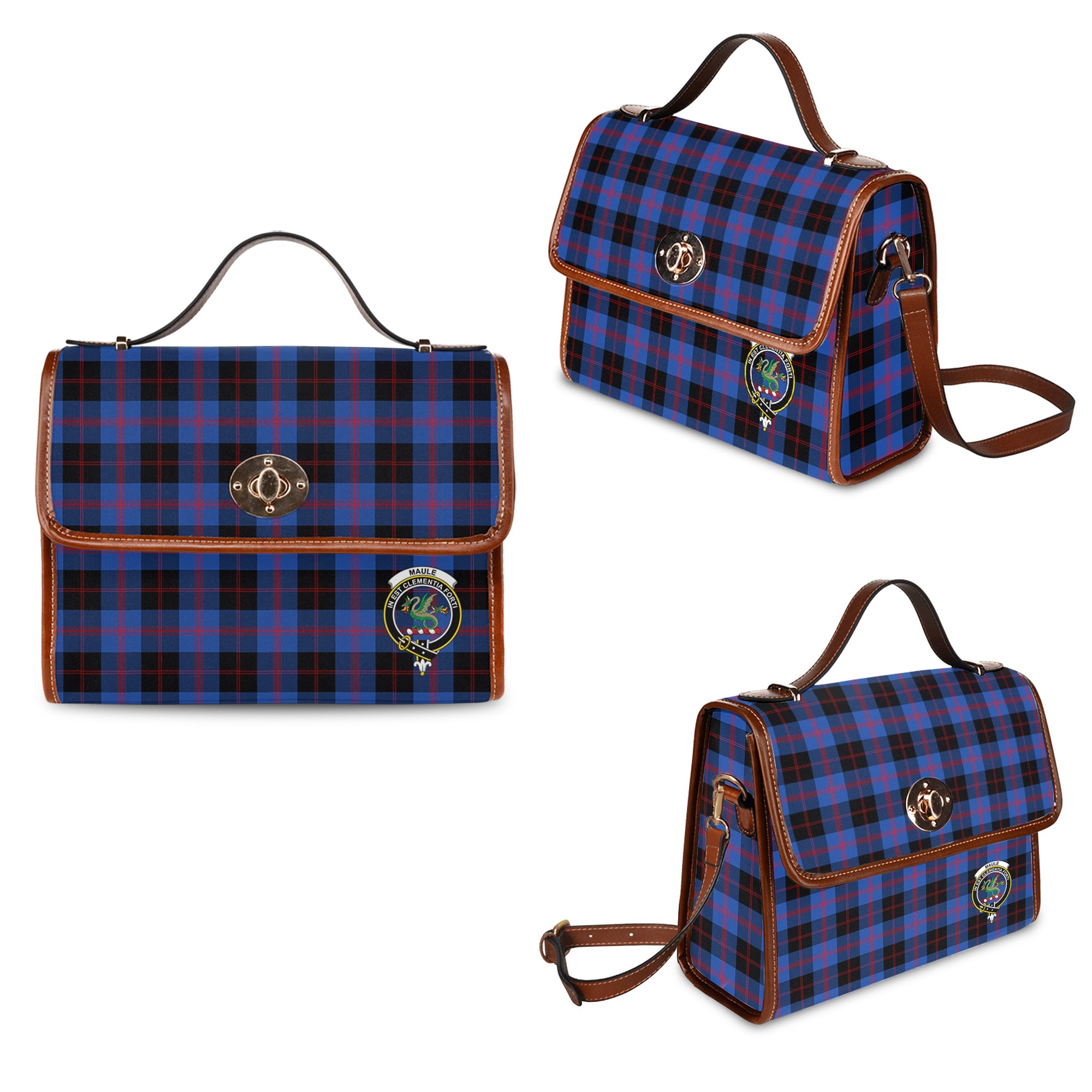 Maule Tartan Crest Wall Hanging Banner