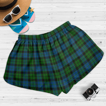 McCoy Tartan Womens Shorts with Family Crest