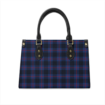 McCoy Blue Tartan Leather Bag