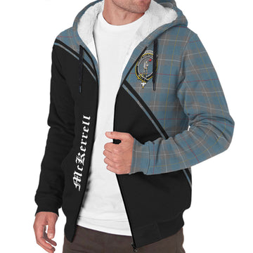 McKerrell of Hillhouse Dress Tartan Sherpa Hoodie with Family Crest Curve Style