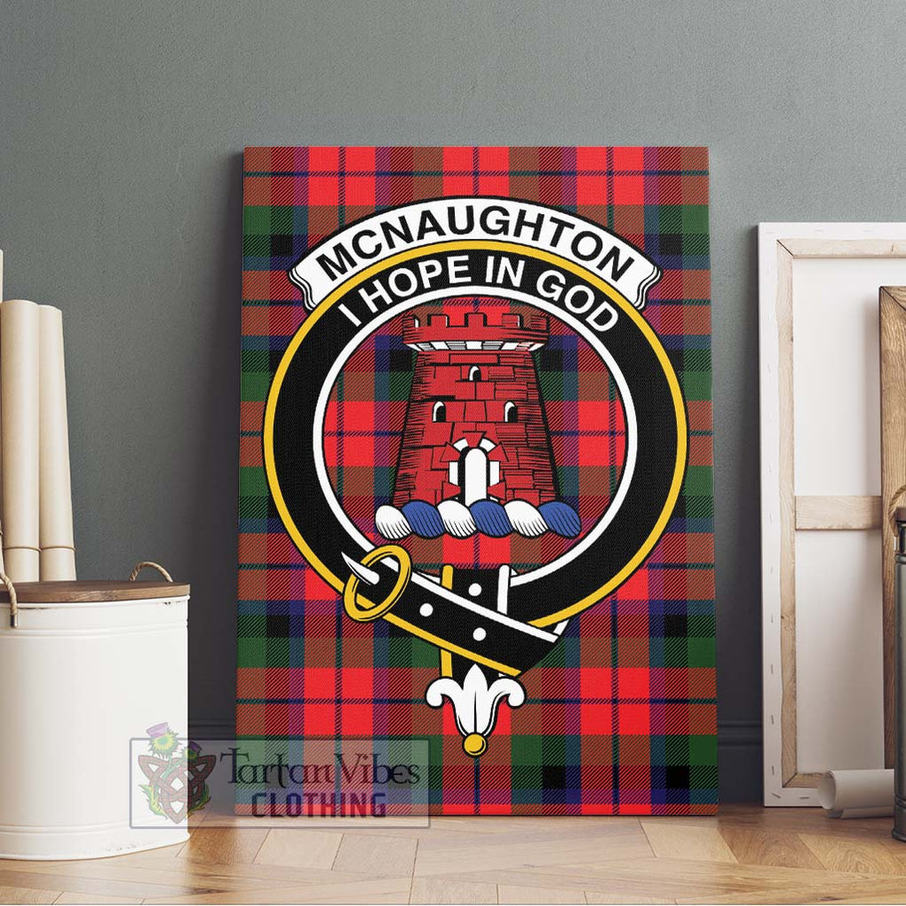 MacNaughton Modern Tartan Crest Blanket Wave Style main image 1
