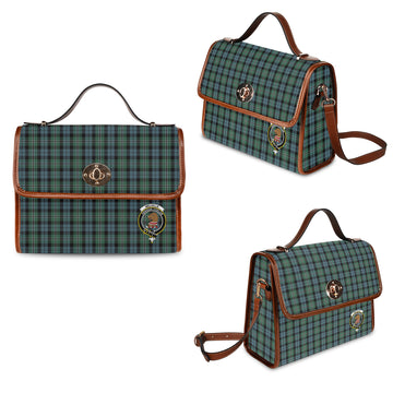 Melville Tartan Waterproof Canvas Bag with Family Crest