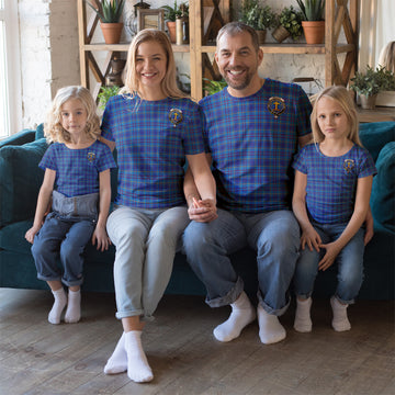 Mercer Modern Tartan T-Shirt with Family Crest