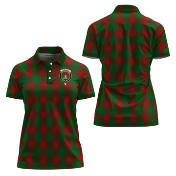 Middleton Tartan Polo Shirt with Family Crest For Women