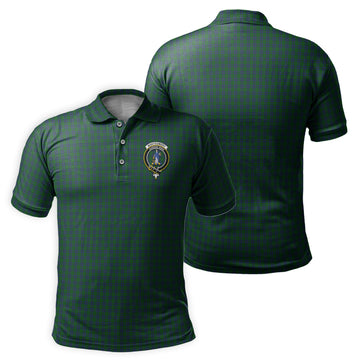 Montgomery Tartan Men's Polo Shirt with Family Crest